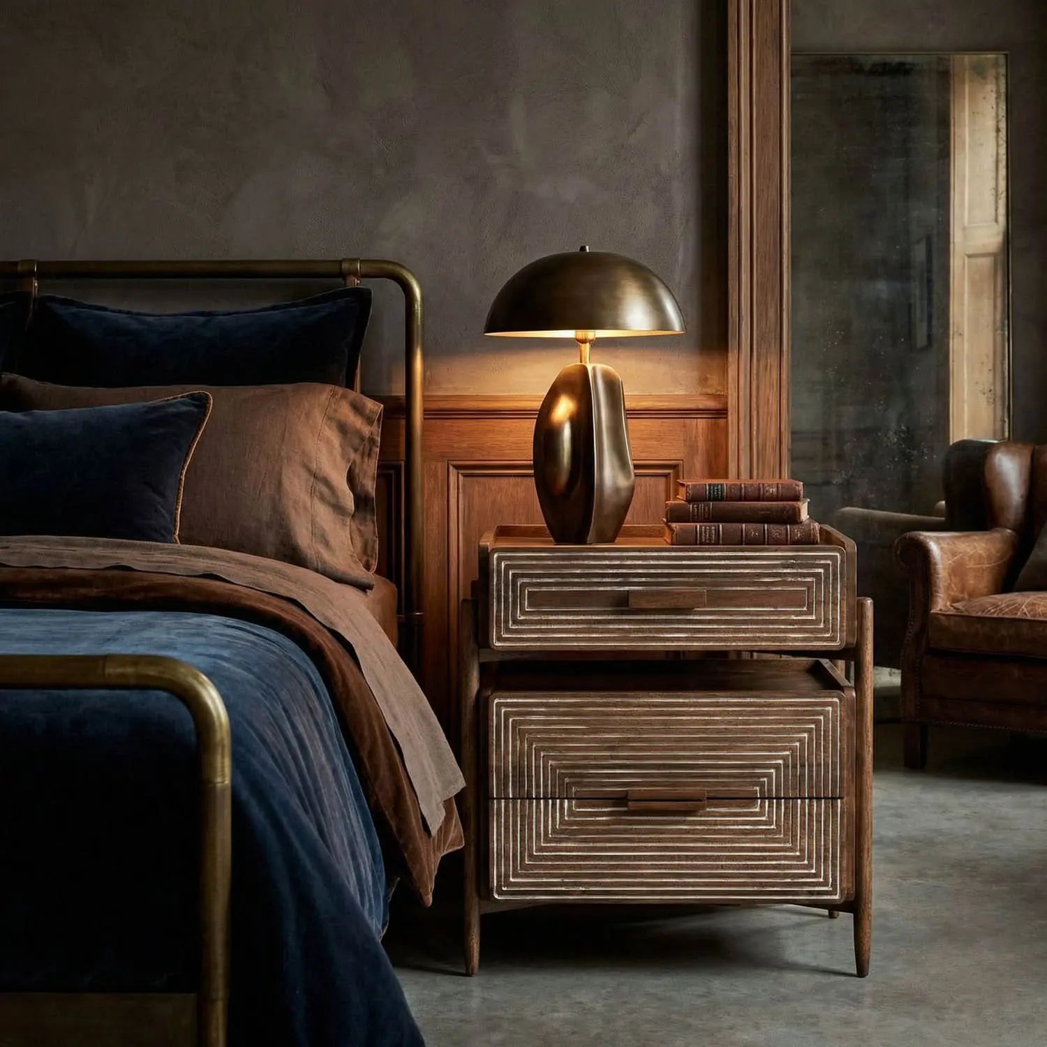 Noir Savino Side Table