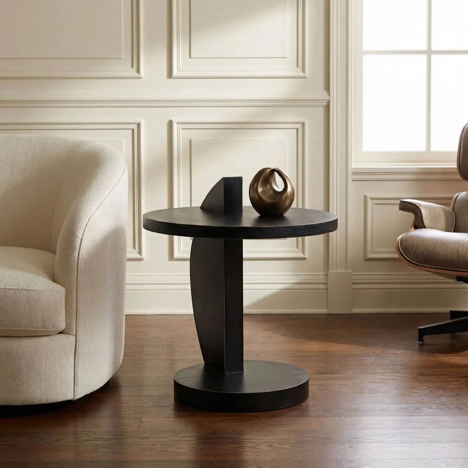 Noir Reed Side Table