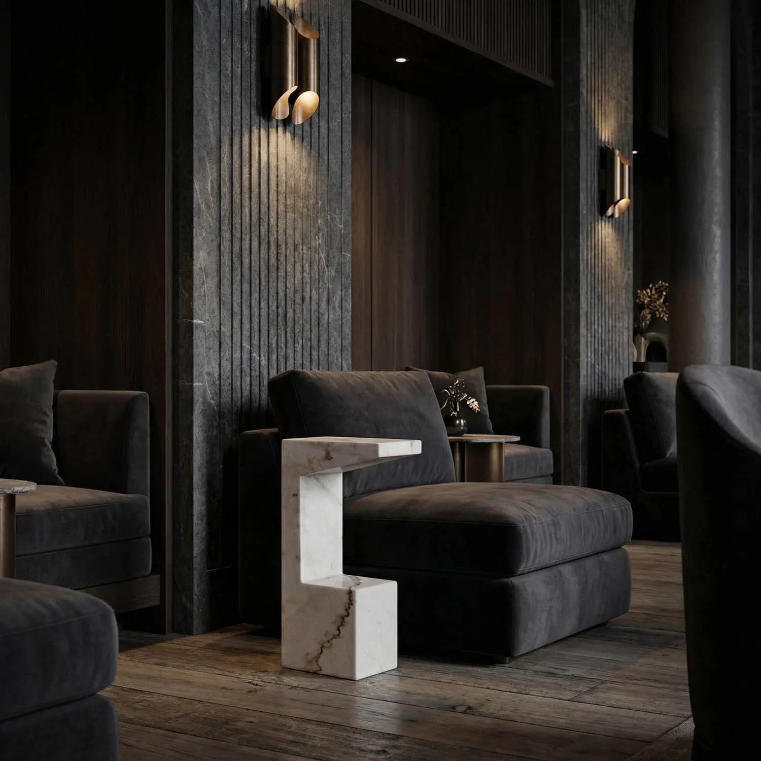 Noir Aero Side Table