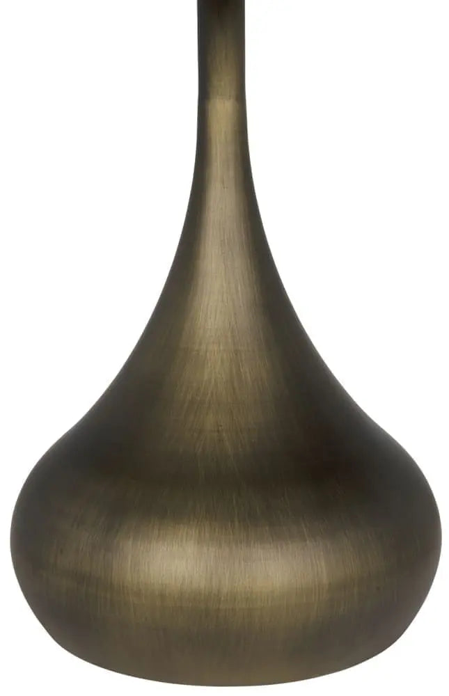 Noir Mateo Side Table, Aged Brass
