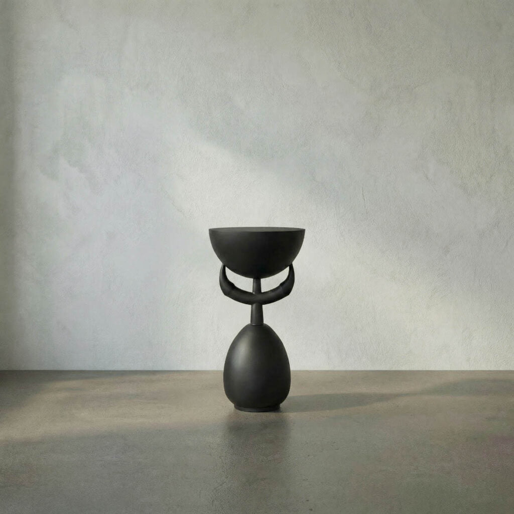 Noir Africa Side Table, Metal