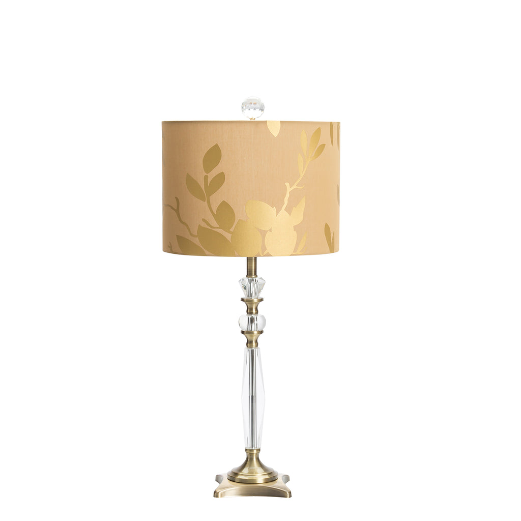 Couture Lighting 28.5"H Golden Leaf Table Lamp