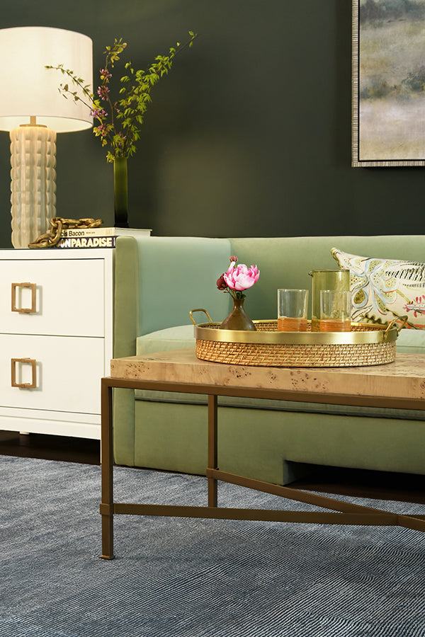 Worlds Away Cole Side Table