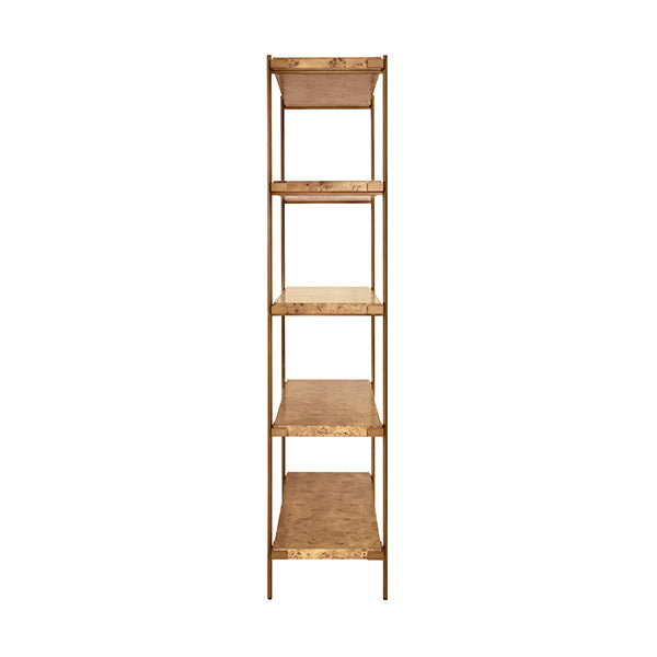 Worlds Away Harris Burl Wood Etagere