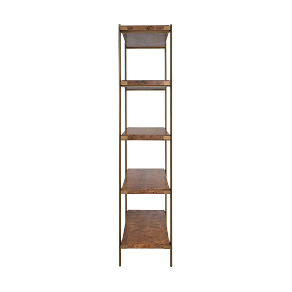 Worlds Away Harris Burl Wood Etagere