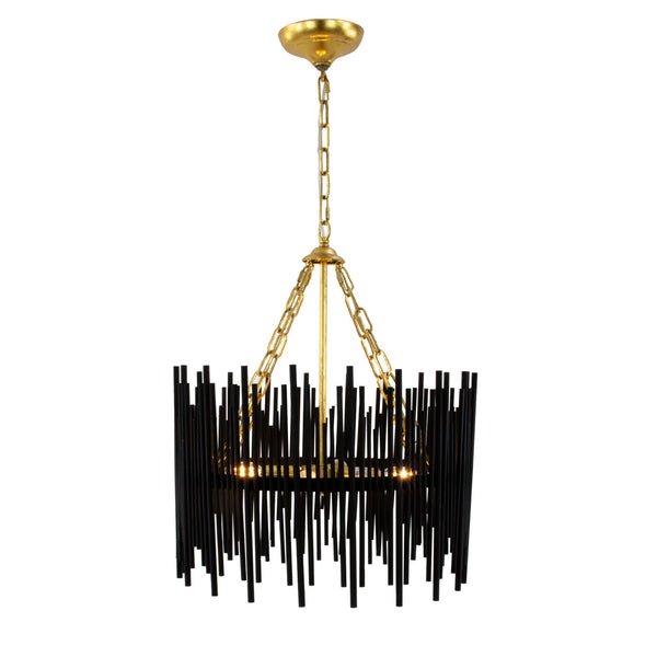 Black & Gold Chandelier HD132