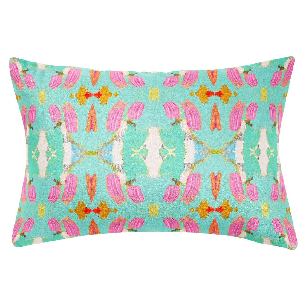 Laura Park Birds of Paradise Linen Cotton Pillow
