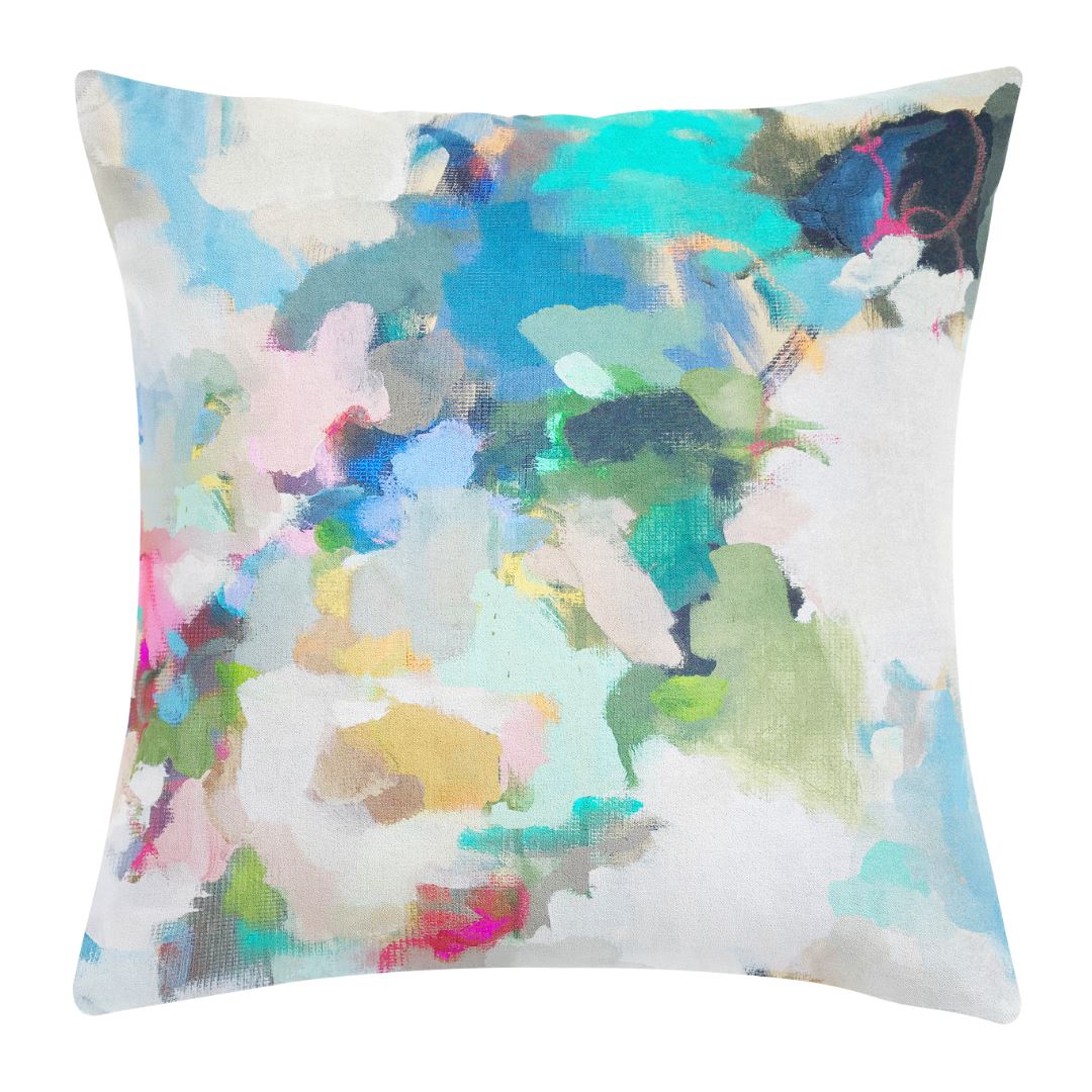 Bargain Basement Park Avenue Linen Cotton Pillow by Laura Park