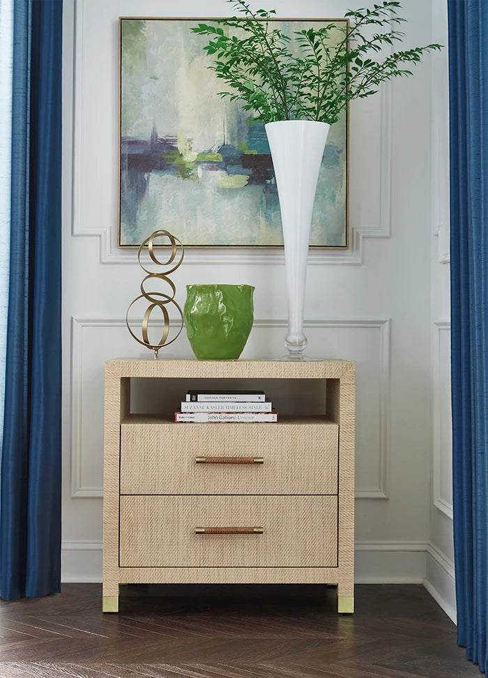 Worlds Away Hancock Side Table or Nightstand
