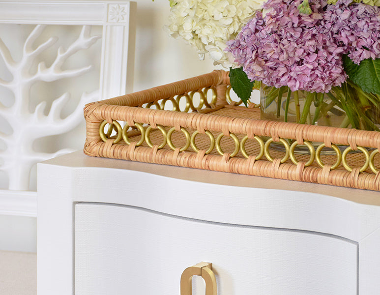 Worlds Away Helena Side Table