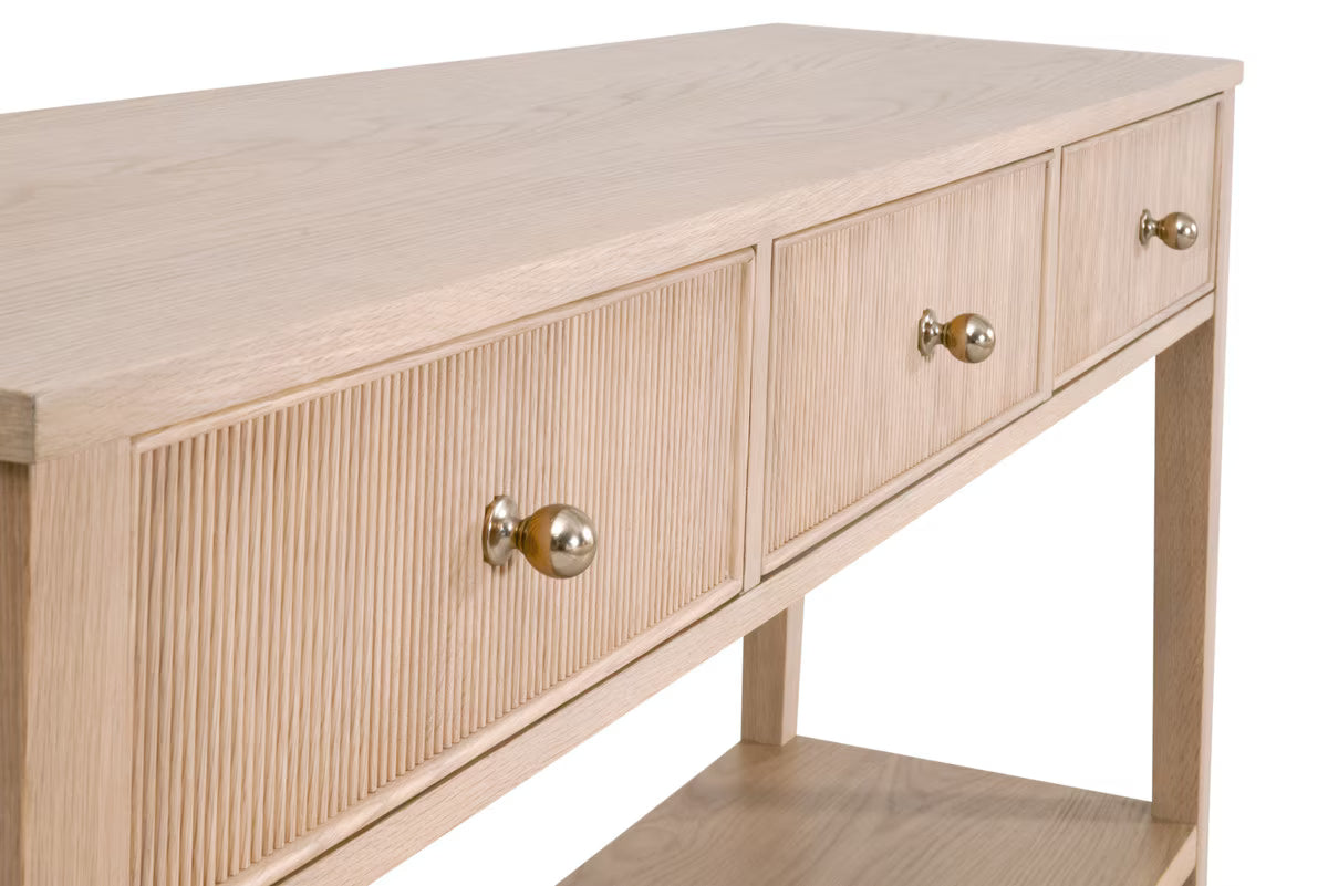 Essentials For Living Highland 3 Drawer Console Table