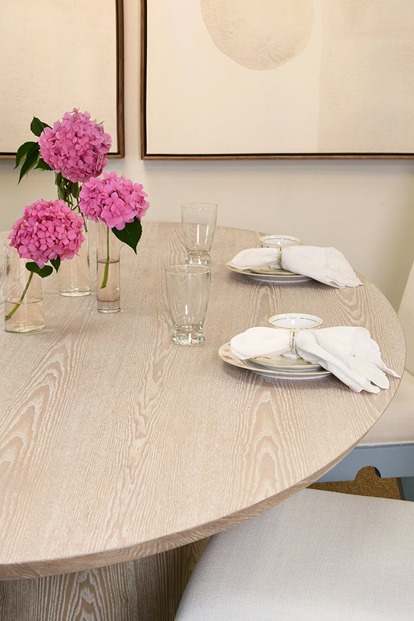 Worlds Away Jefferson Oval Dining Table
