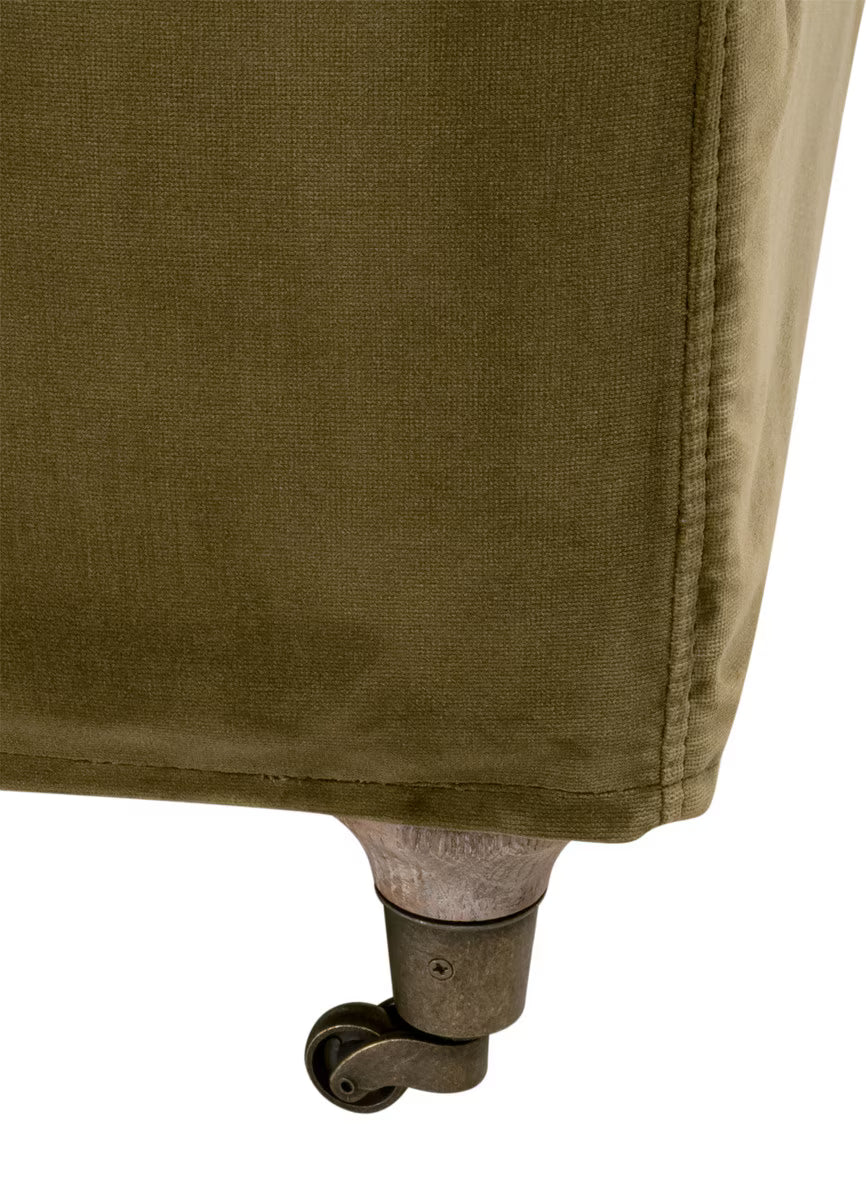 Essentials For Living Jade Slipcover Club Chair