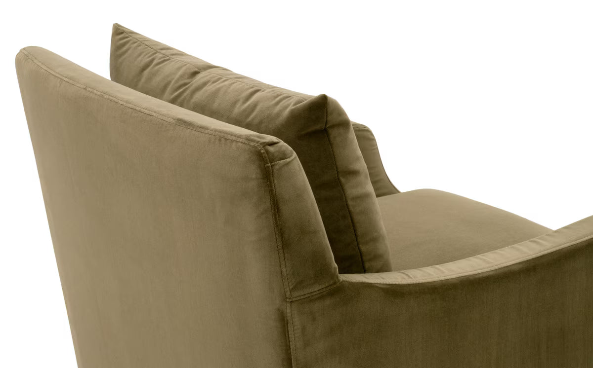 Essentials For Living Jade Slipcover Club Chair
