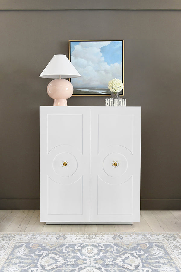 Worlds Away Justine Cabinet