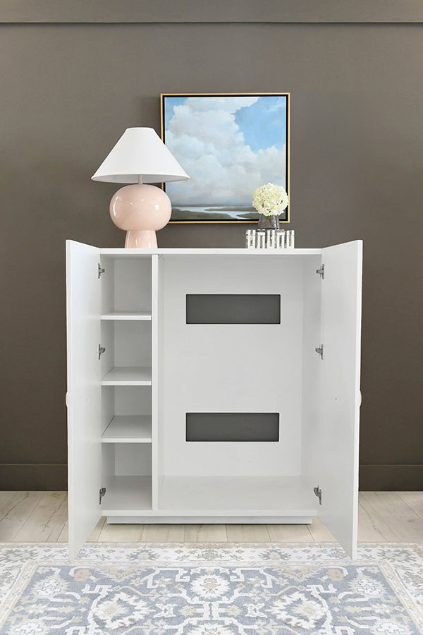 Worlds Away Justine Cabinet