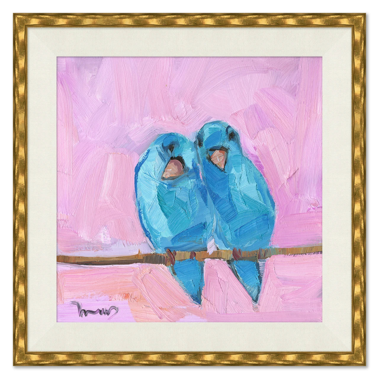 Lovebirds Art by Joseph Mota
