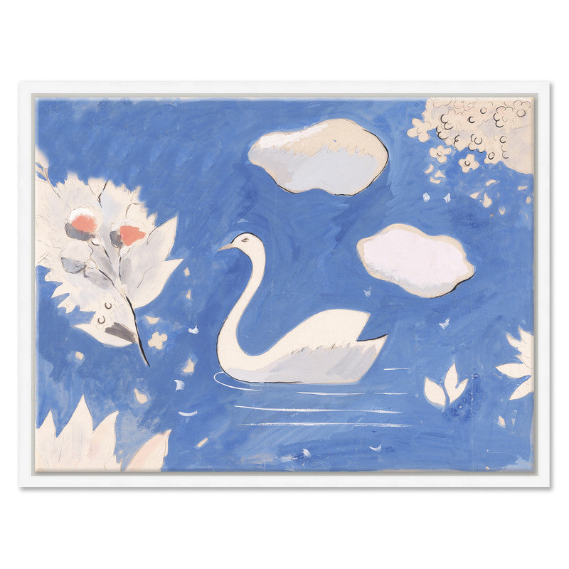 Paule Marrot Swan in the Lake Art