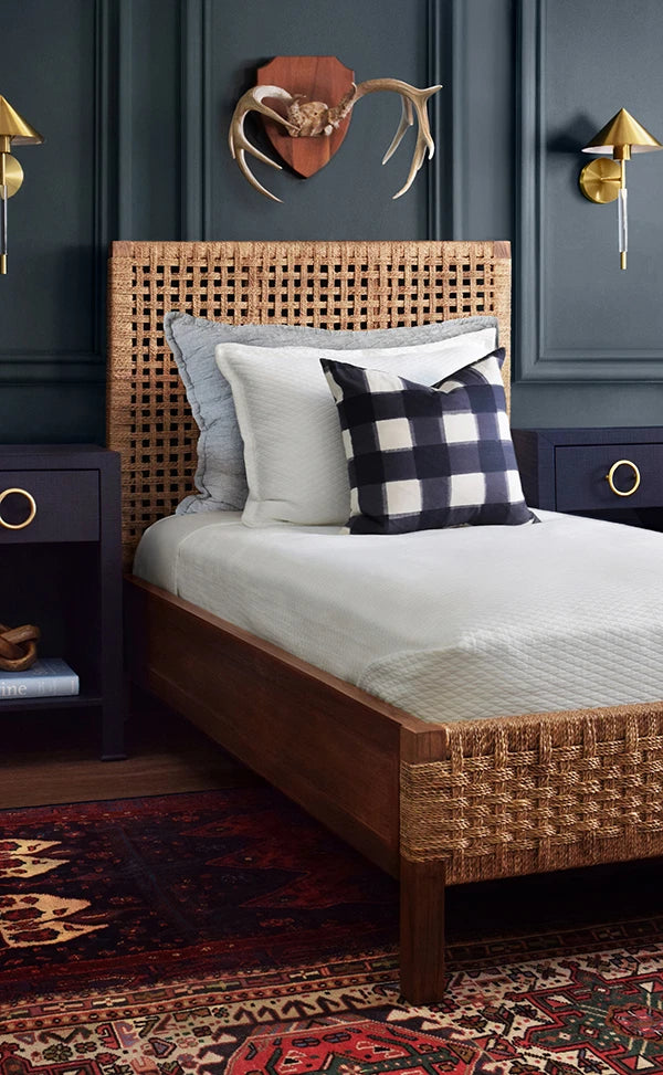 Worlds Away Malcolm Side Table or Nightstand