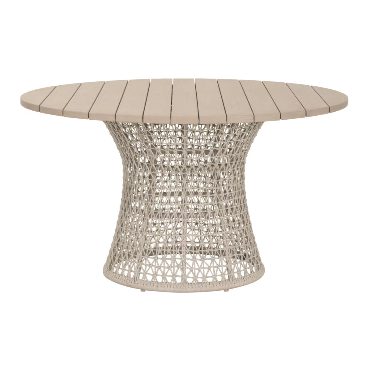 Essentials For Living Knit Outdoor 54" Round Dining Table
