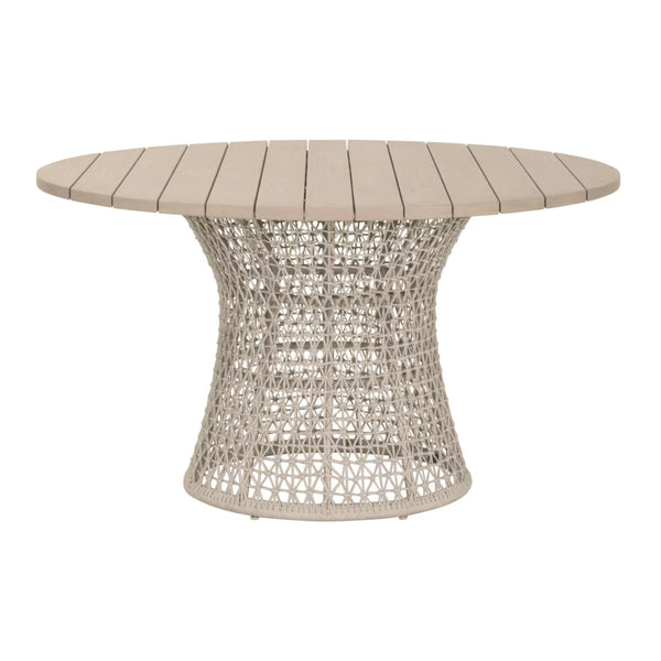 Essentials For Living Knit Outdoor 54" Round Dining Table