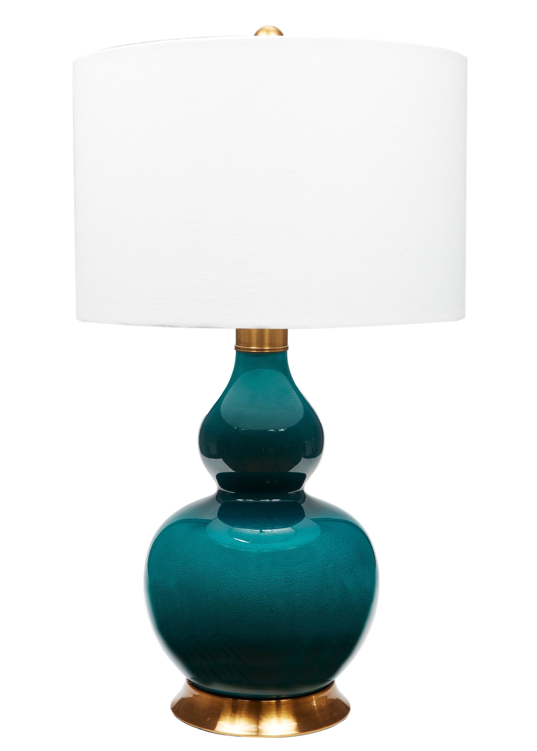 Dark Turquoise Table Lamp by Old World Designs