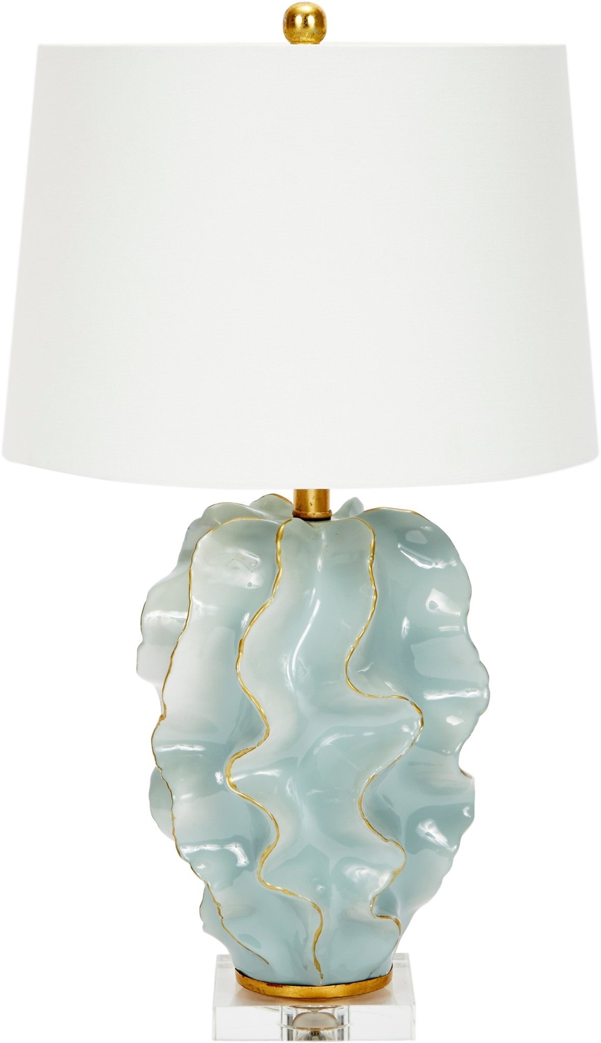 Old World Designs Hannah Wave Lamp - Ivy Home