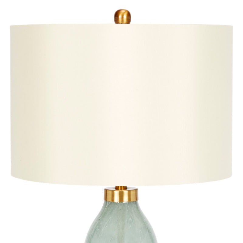 Old World Designs Carley Green Glass Lamp