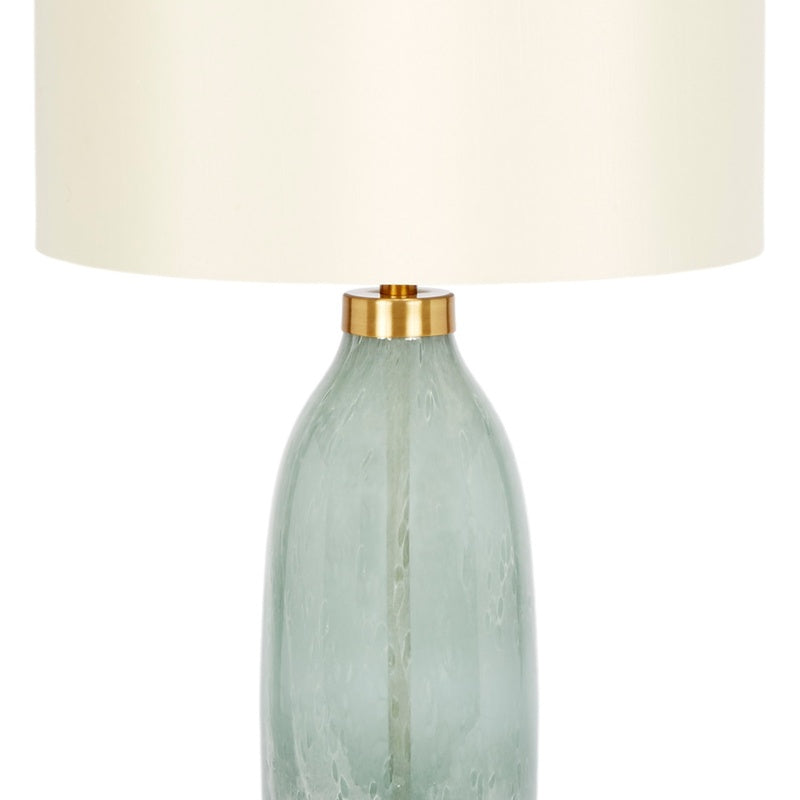 Old World Designs Carley Green Glass Lamp