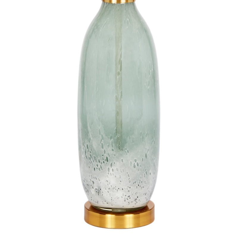 Old World Designs Carley Green Glass Lamp