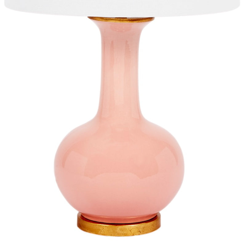 Nela Blush Pink Ceramic Lamp by Old World Designs