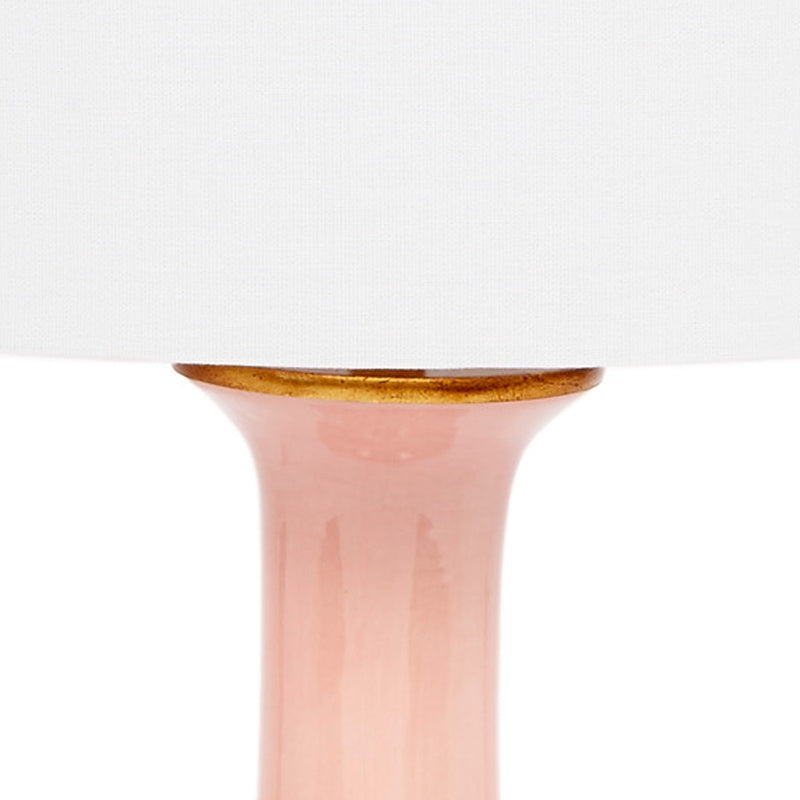 Nela Blush Pink Ceramic Lamp by Old World Designs