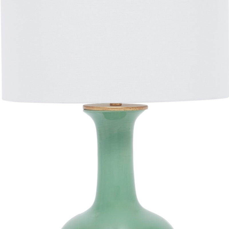 Sylvie Green Ceramic Lamp by Old World Designs