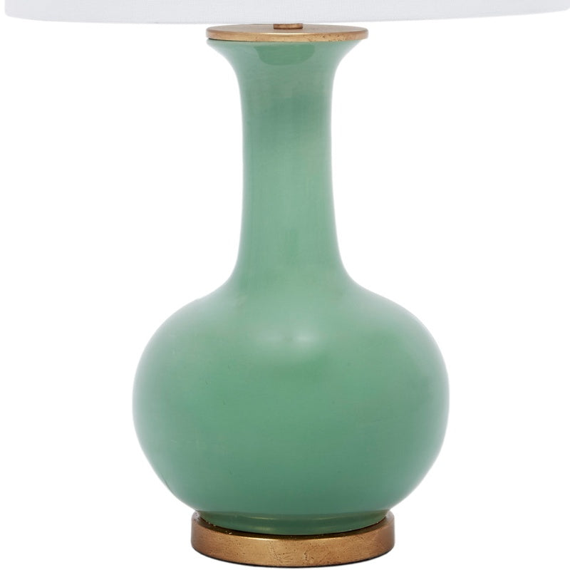 Sylvie Green Ceramic Lamp by Old World Designs