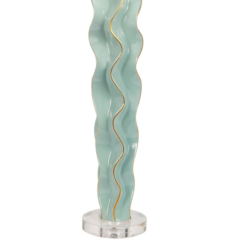 Old World Designs Hannah Wave Buffet Lamp 36"H