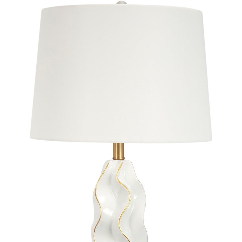 Old World Designs Hannah Wave Buffet Lamp 36"H