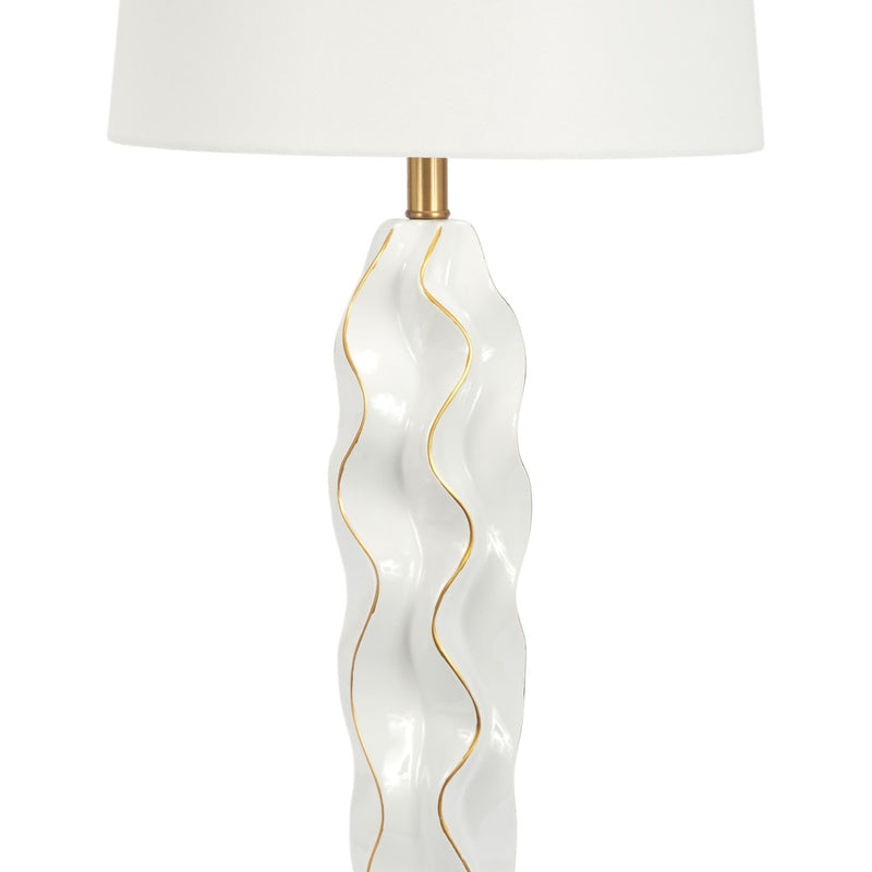 Old World Designs Hannah Wave Buffet Lamp 36"H