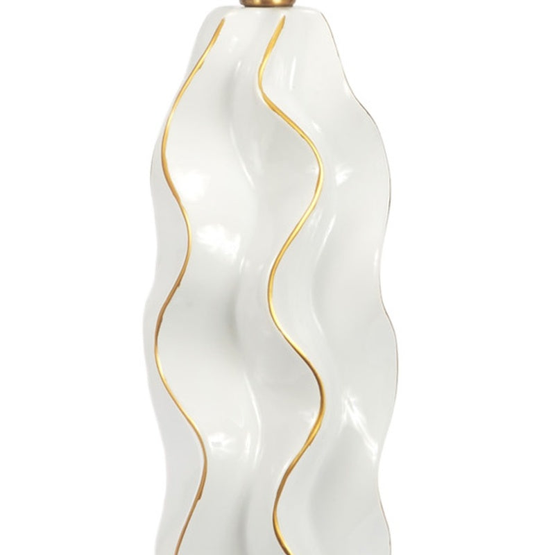 Old World Designs Hannah Wave Buffet Lamp 36"H