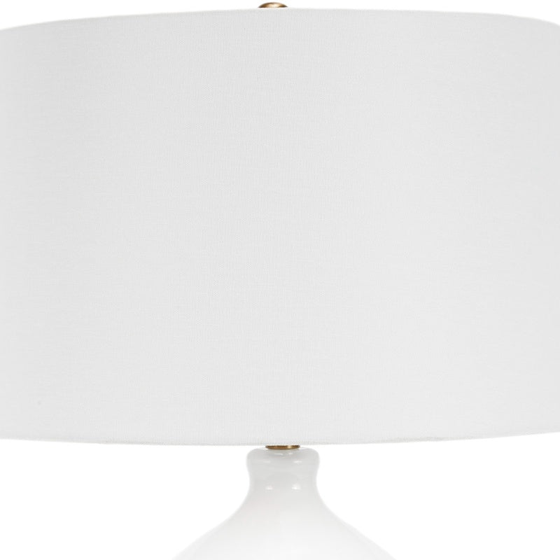 Old World Design Weston Round Glass Lamp