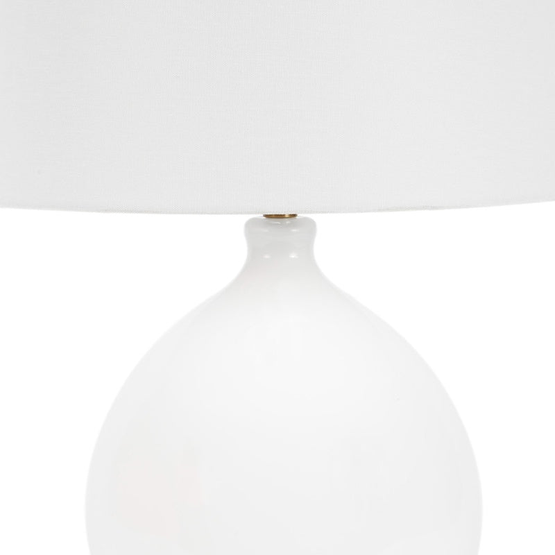 Old World Design Weston Round Glass Lamp