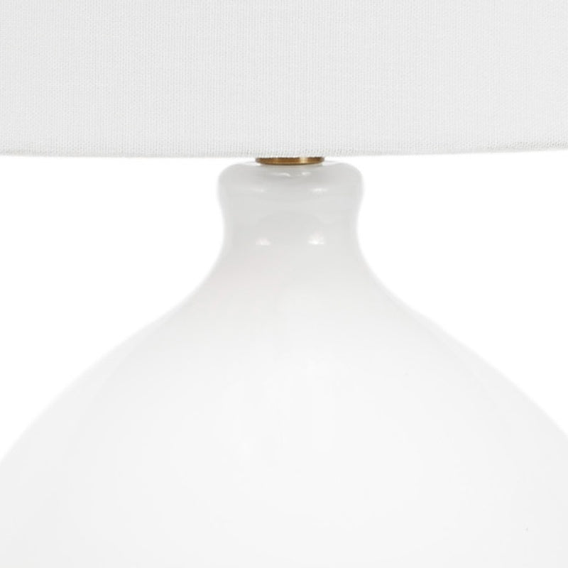 Old World Design Weston Round Glass Lamp