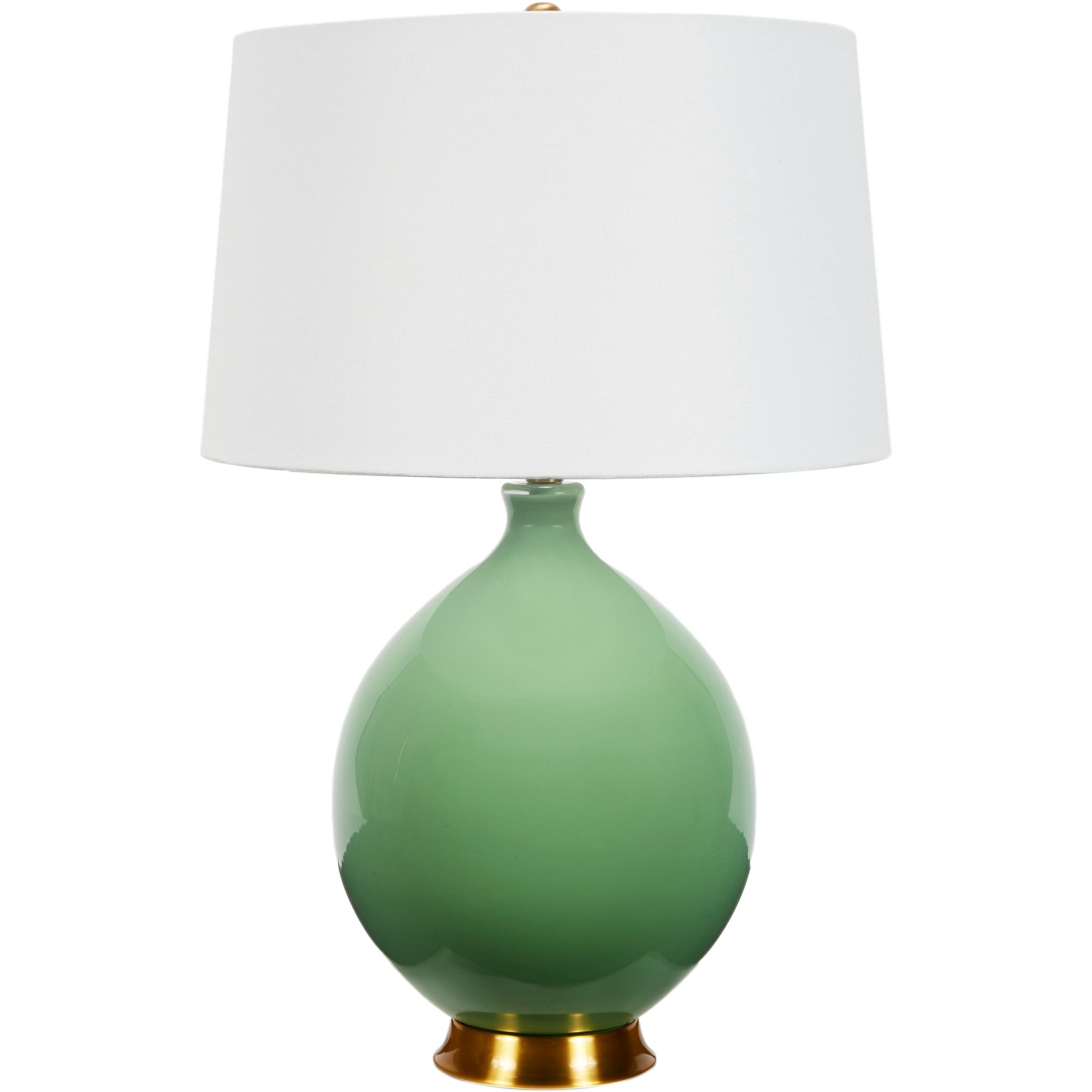 Old World Design Weston Round Glass Lamp