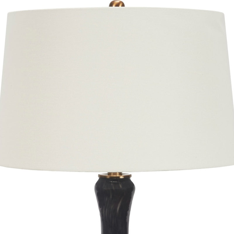 Old World Design Landon Hand-Blown Glass Lamp