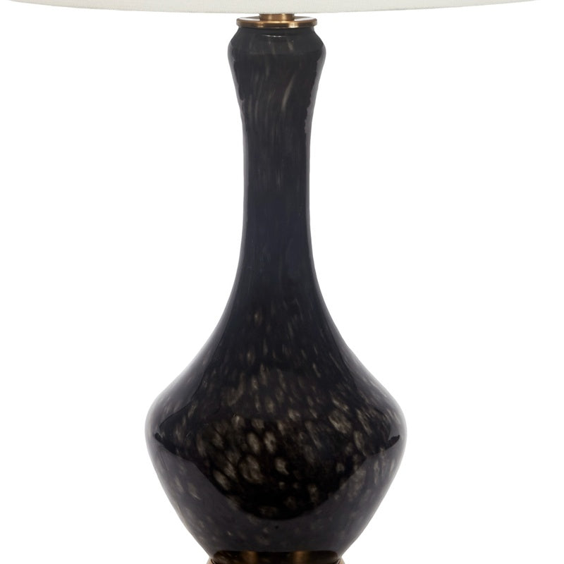 Old World Design Landon Hand-Blown Glass Lamp