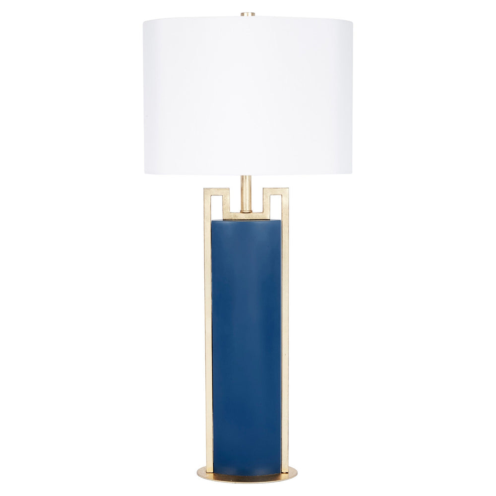 Old World Design Yvette Blue Table Lamp