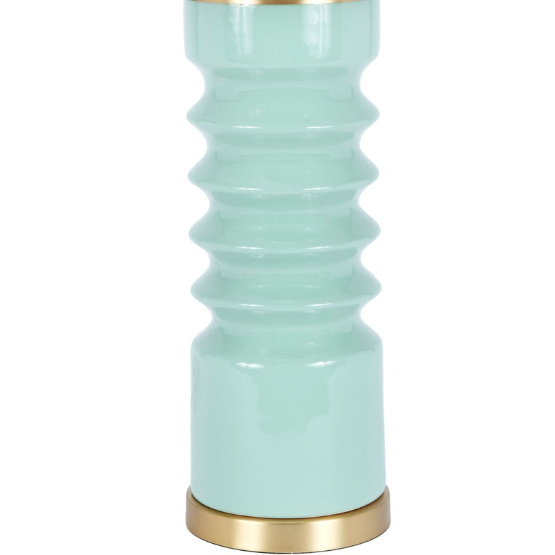 Old World Design Lennon Celadon Ceramic Table Lamp