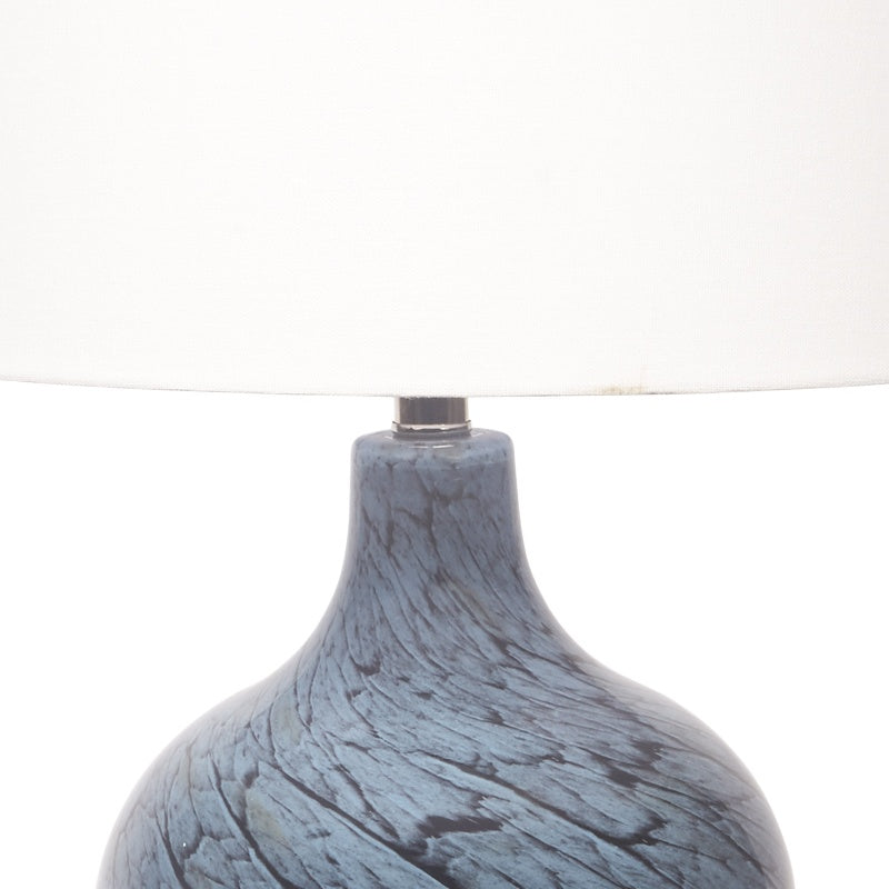 Levi Blue Glass Table Lamp