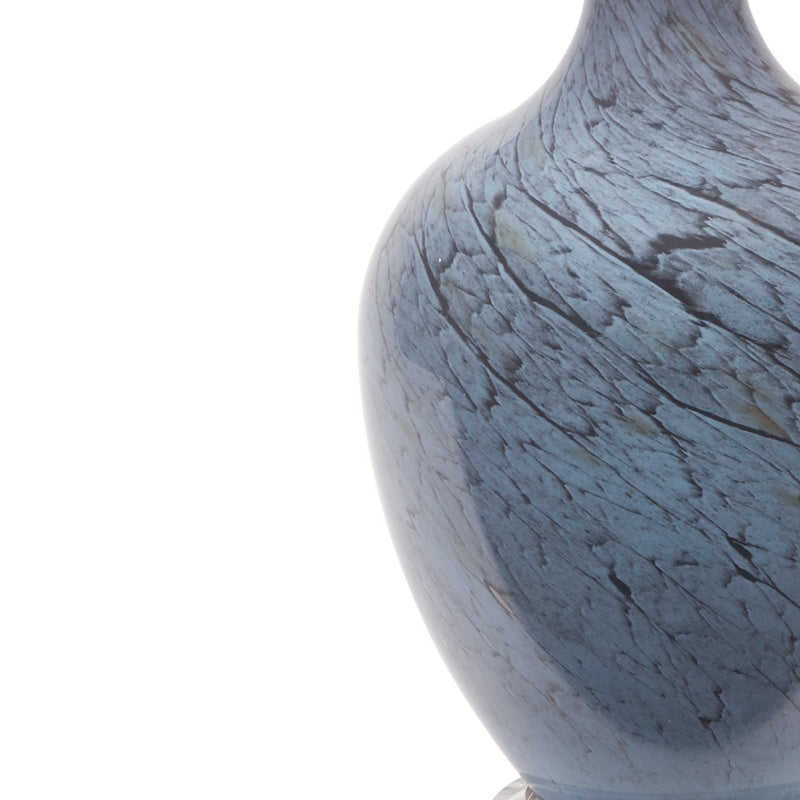 Levi Blue Glass Table Lamp