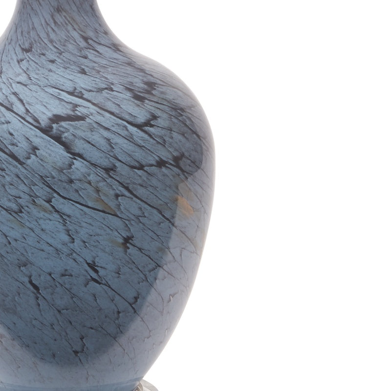 Levi Blue Glass Table Lamp