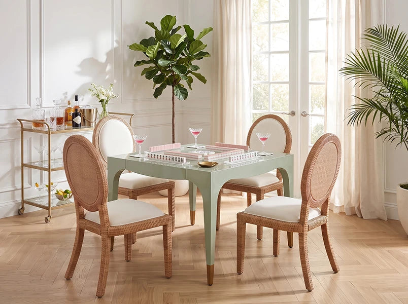 Worlds Away Lacey Game Table